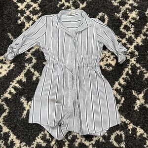 button down Japna linen dress long sleeve